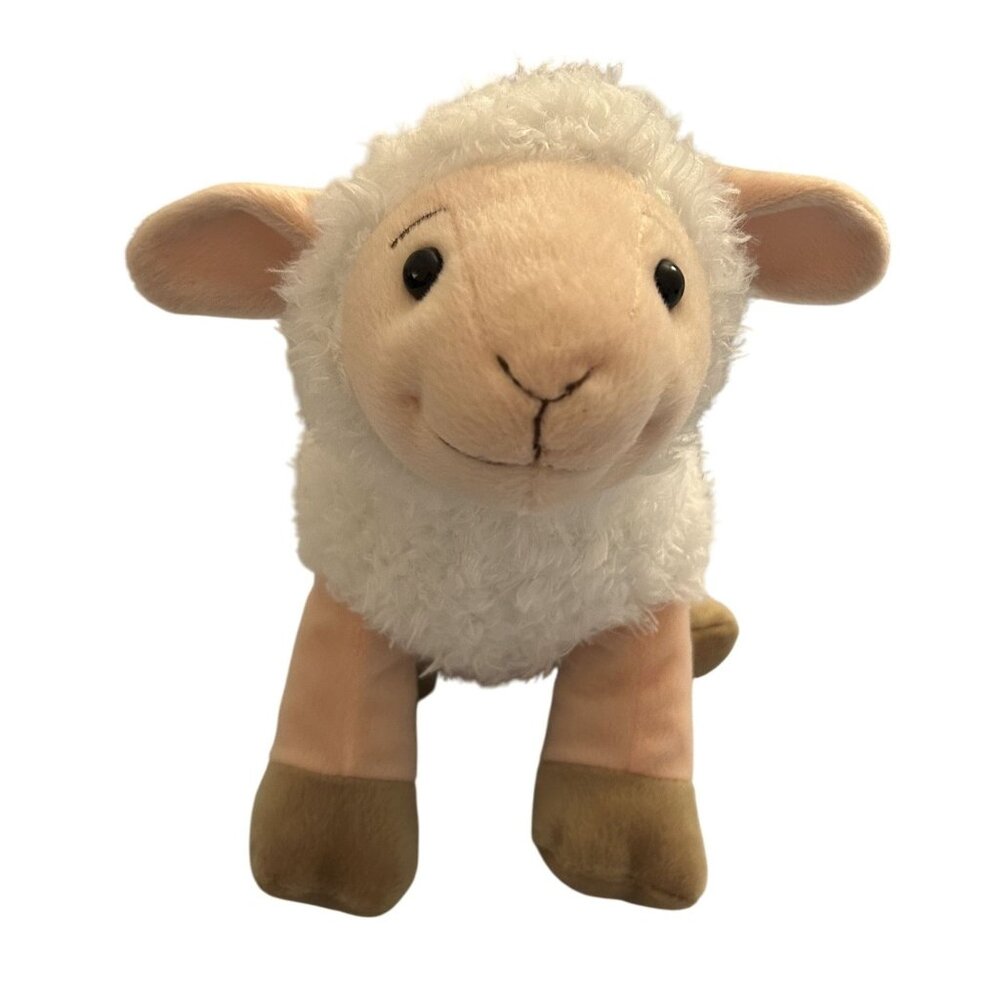 2012 Kohls Cares Eric Carle Lamb Plush Toy 12" Soft Fuzzy White & Beige Cuddly S